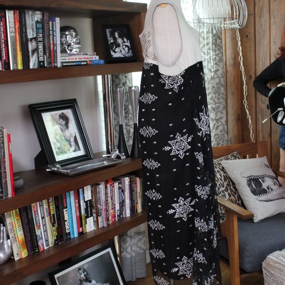 Twelfth Street Cynthia Vincent Silk &Leather Dress - Picture 7 of 12